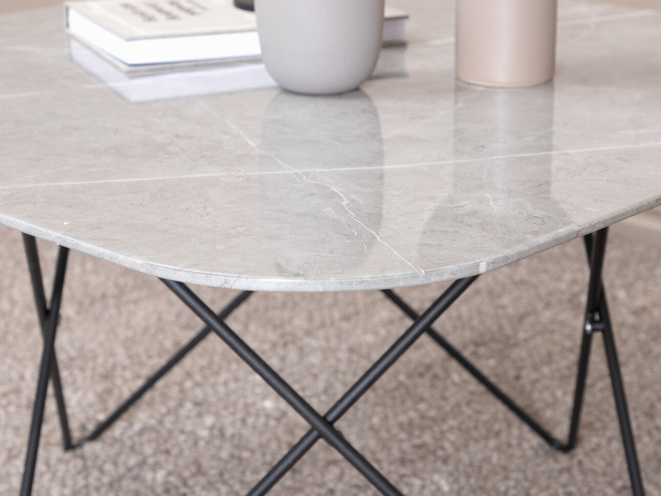 Журнальный столик Dallas 1723 (Серый + Чёрный)