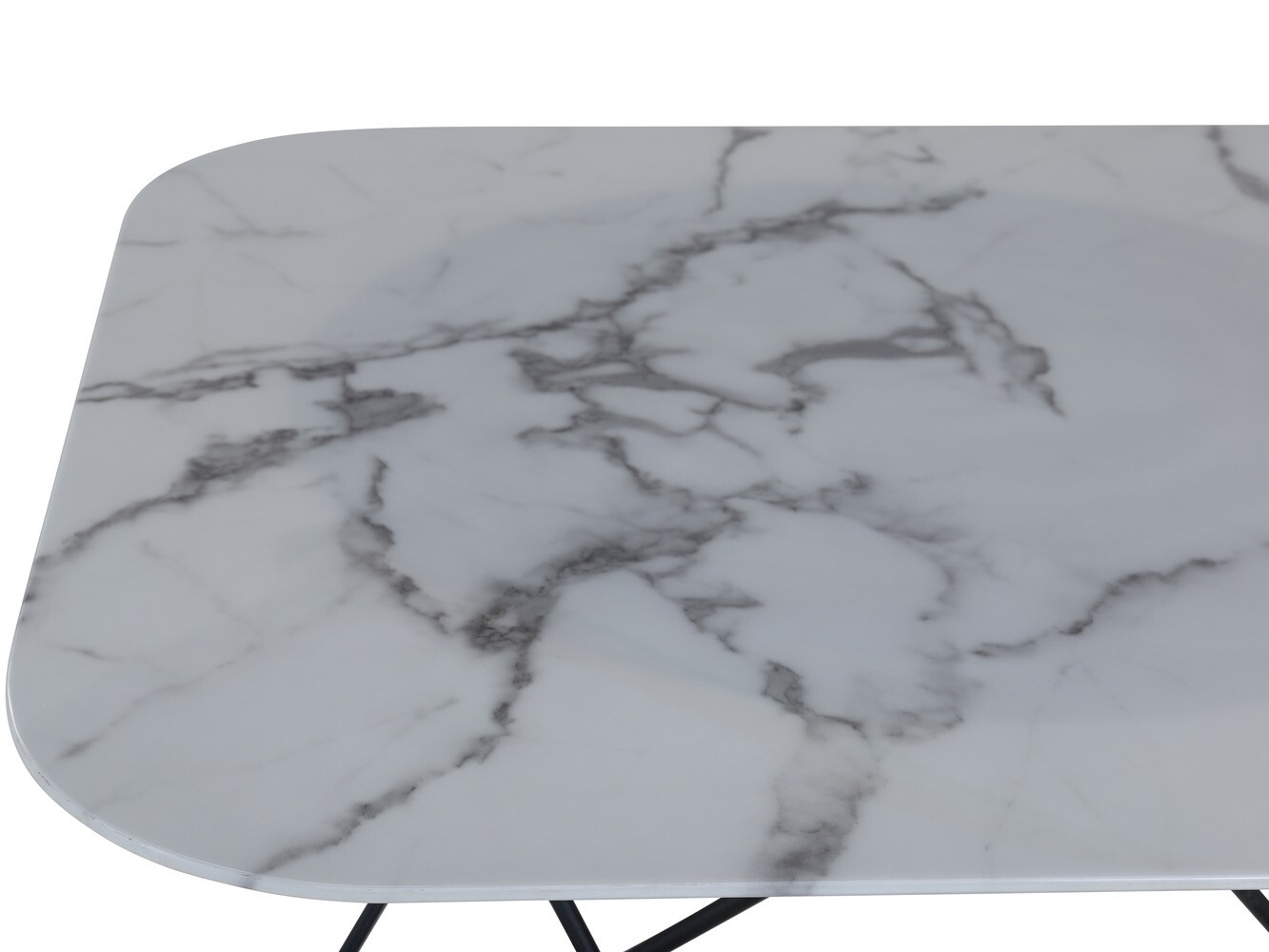 Žurnālu galdiņš Dallas 1723 (Balts + Melns)