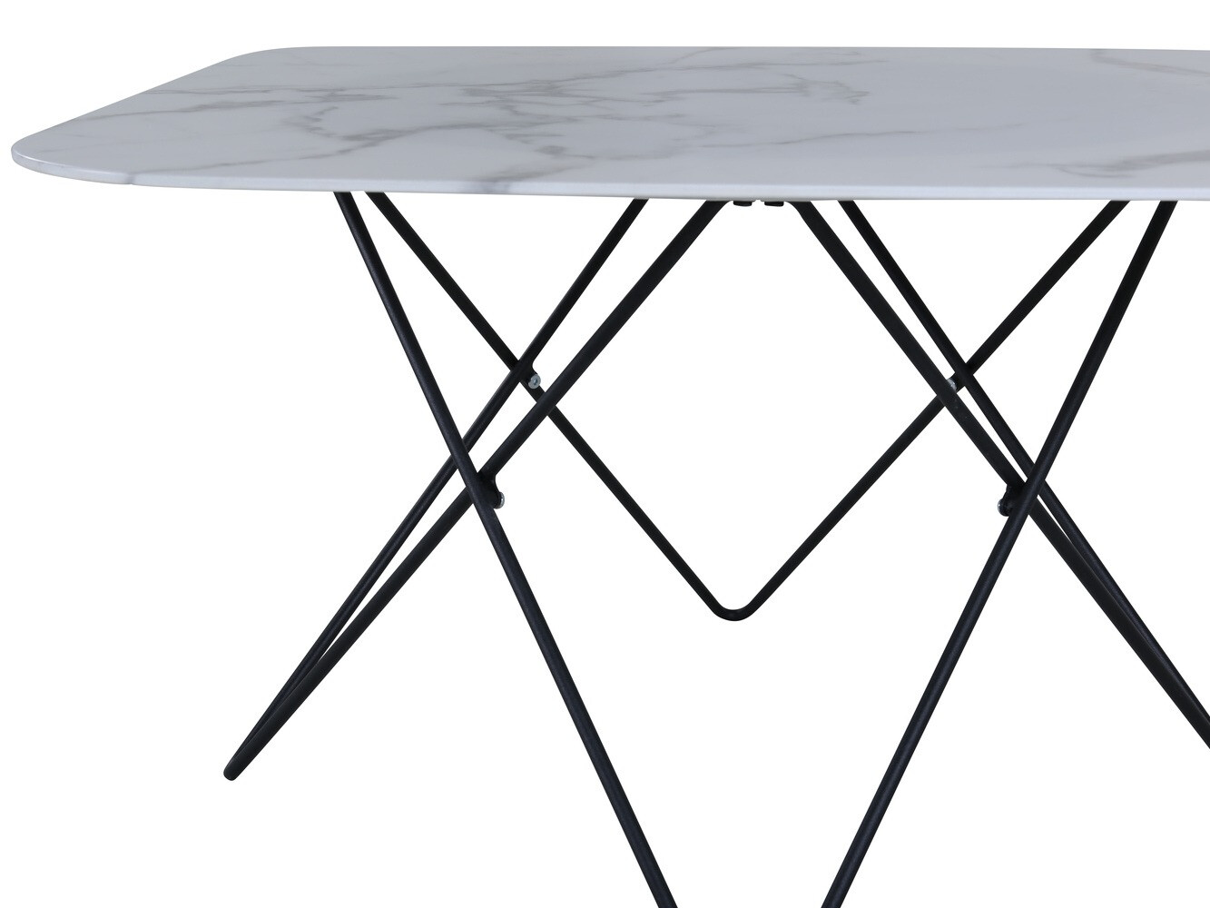 Žurnālu galdiņš Dallas 1723 (Balts + Melns)