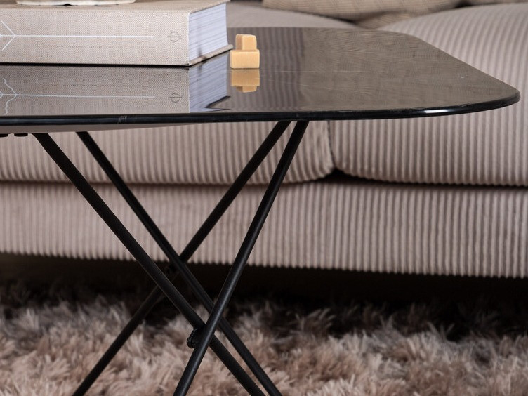 Žurnālu galdiņš Dallas 1723 (Melns + Melns)