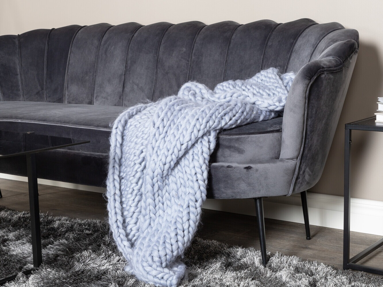 Диван Dallas 2917 (Тёмно-серый + Чёрный)