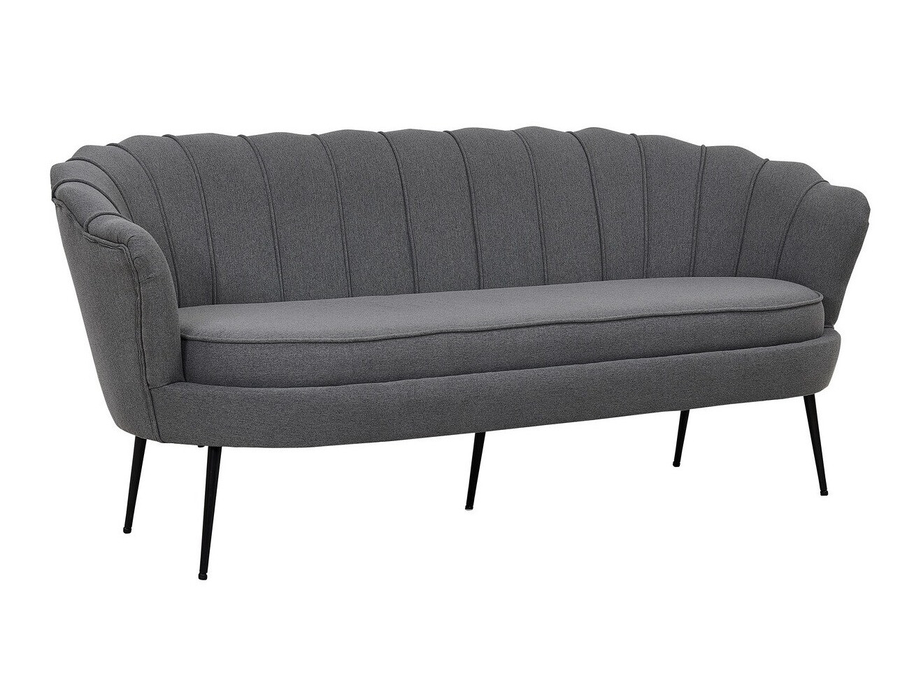 Dīvāns Dallas 2917 (Pelēks + Melns)