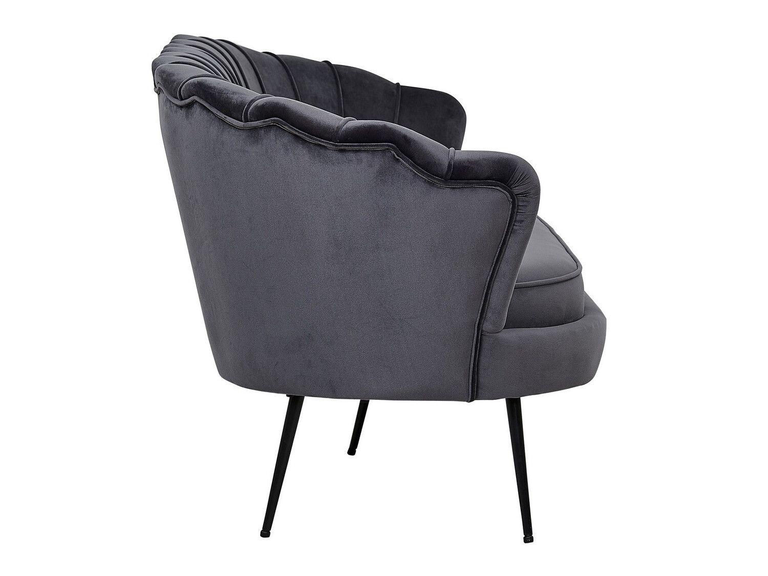 Dīvāns Dallas 2917 (Tumši pelēks + Melns)