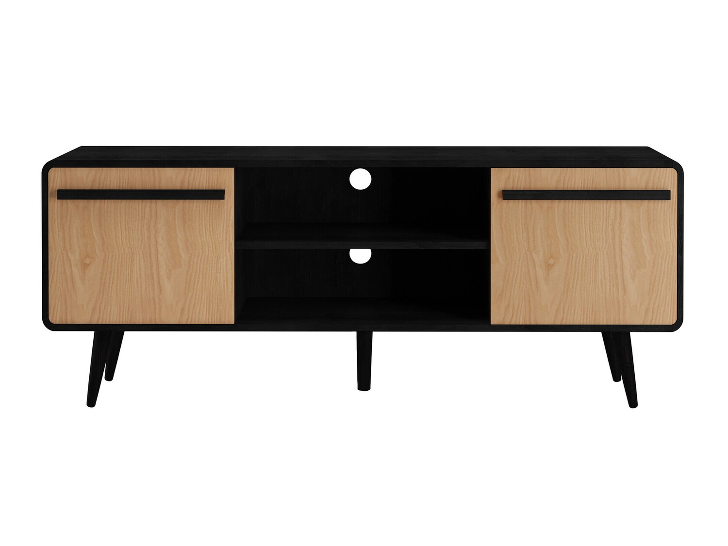 TV galds Denton 359 (Melns + Ozols)