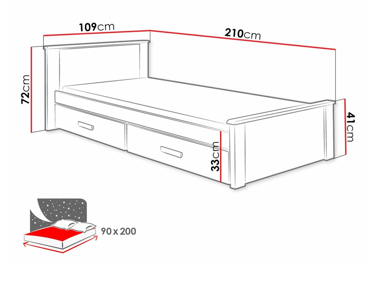 Gulta Henderson 116 (Balts + Sonomas ozols)