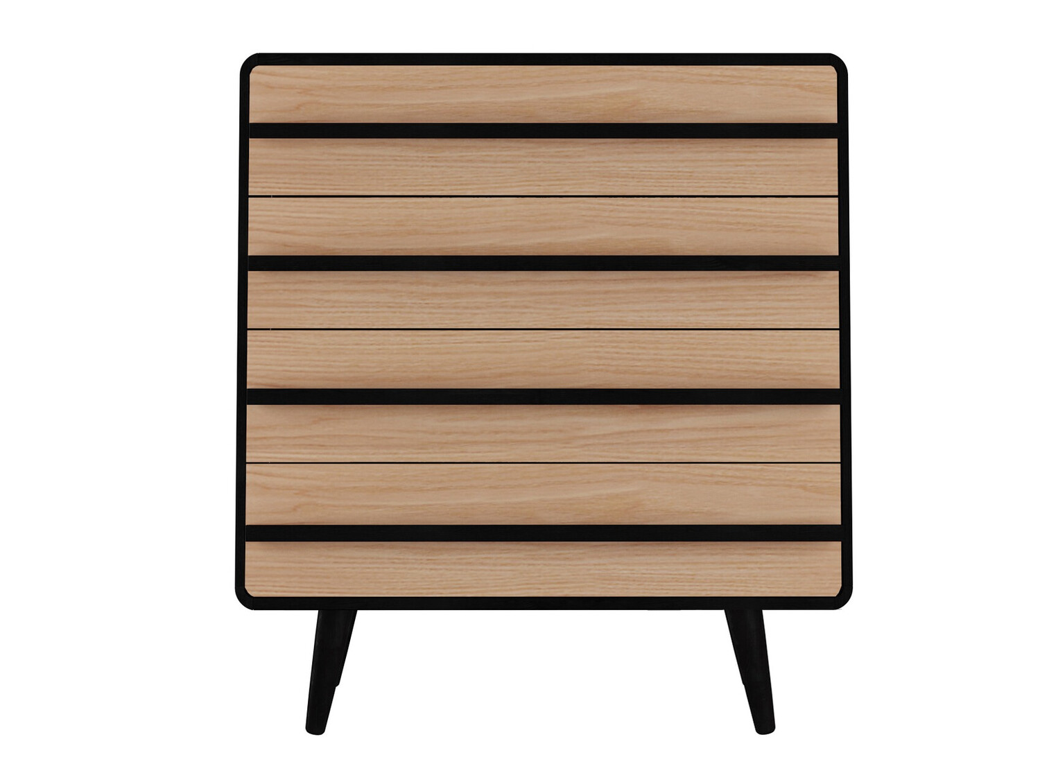 Kомод Denton 566 (Чёрный + Дуб)
