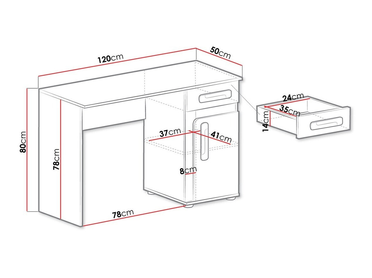 Rakstāmgalds Levtala 109 (Antracīts + Balts + Tirkīzs)