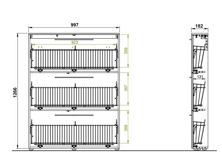 Тумба для обуви Sacramento 350 (Navarra дуб + Garfitas)
