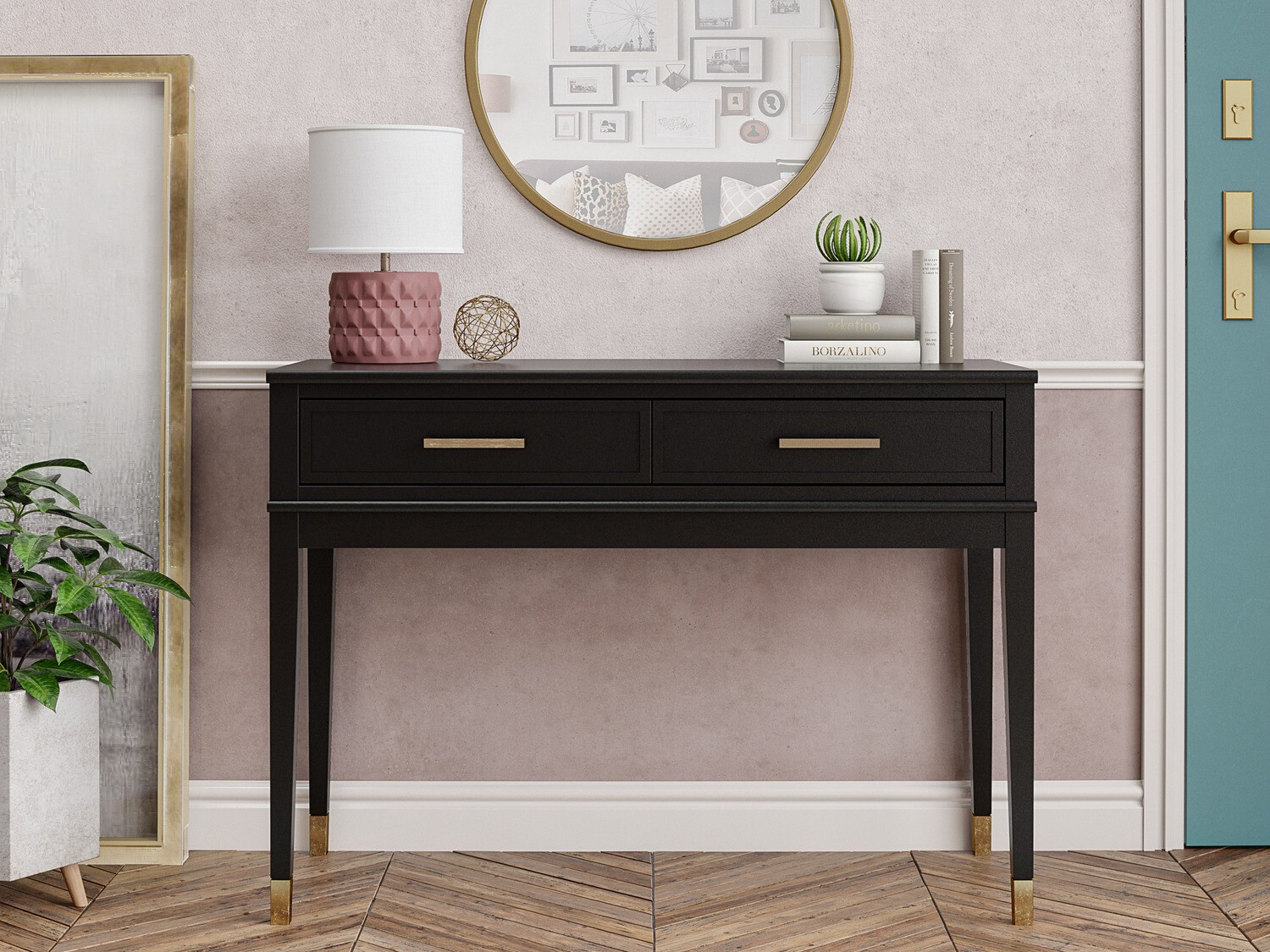 Konsole CosmoLiving by Cosmopolitan Belromu 106 (Melns)