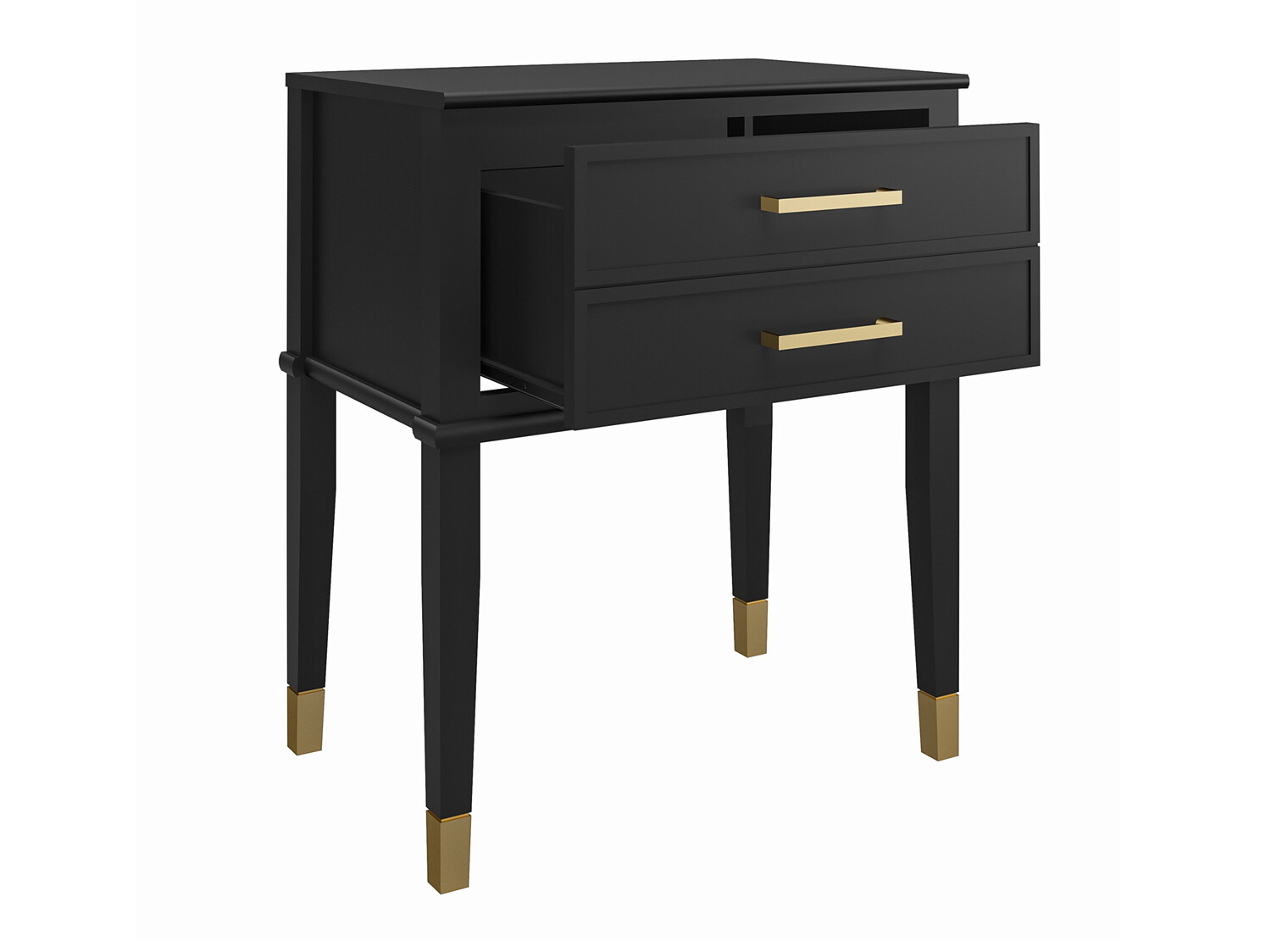 Naktsgaldiņš CosmoLiving by Cosmopolitan Belromu 104 (Melns)