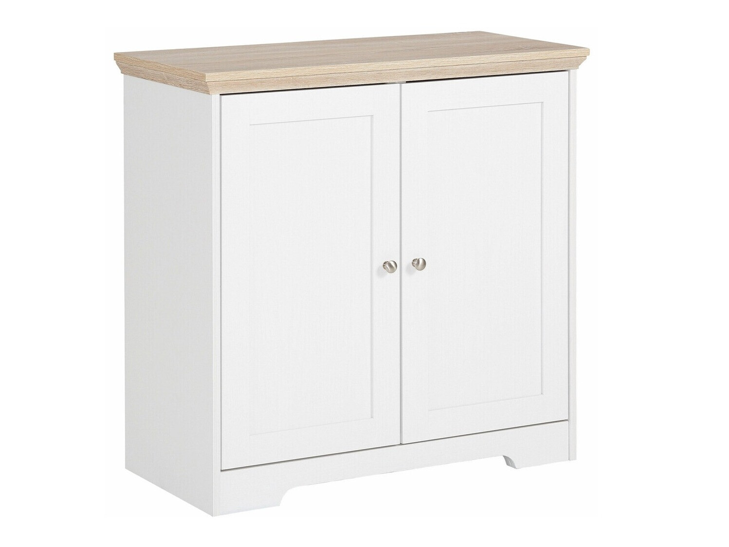 Шкафчик Odemela 102 (Белый + Светлый дуб)