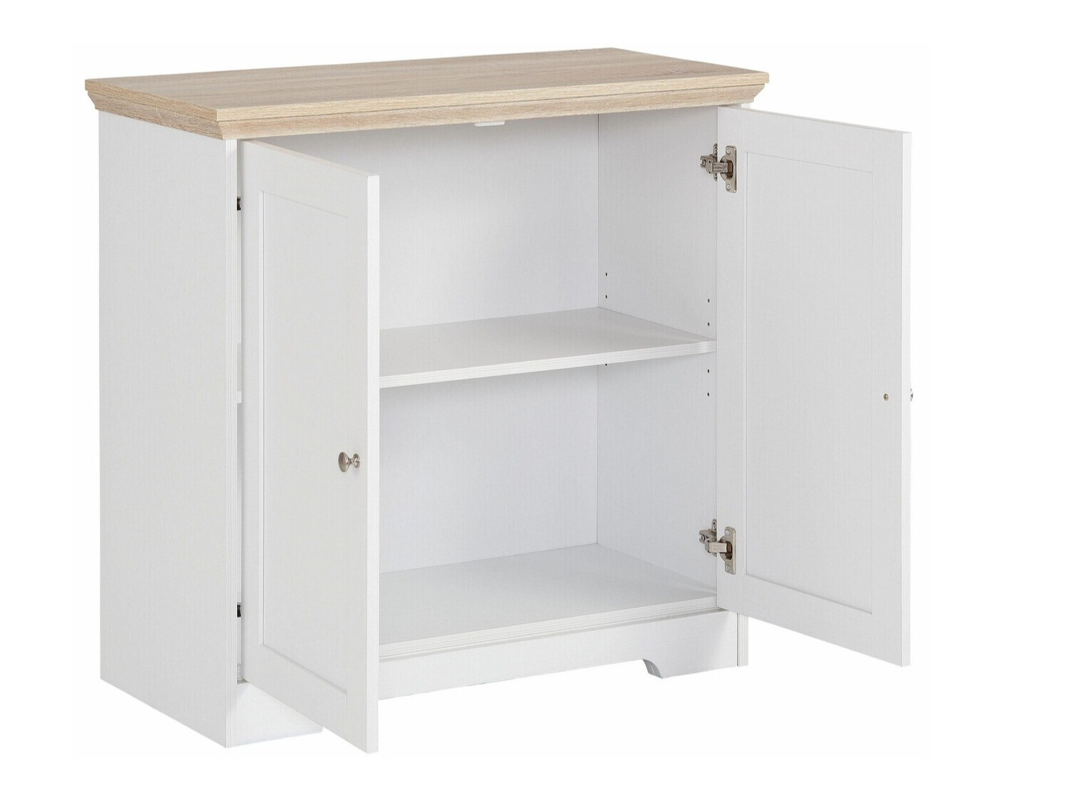 Skapis Odemela 102 (Balts + Gaišs ozols)