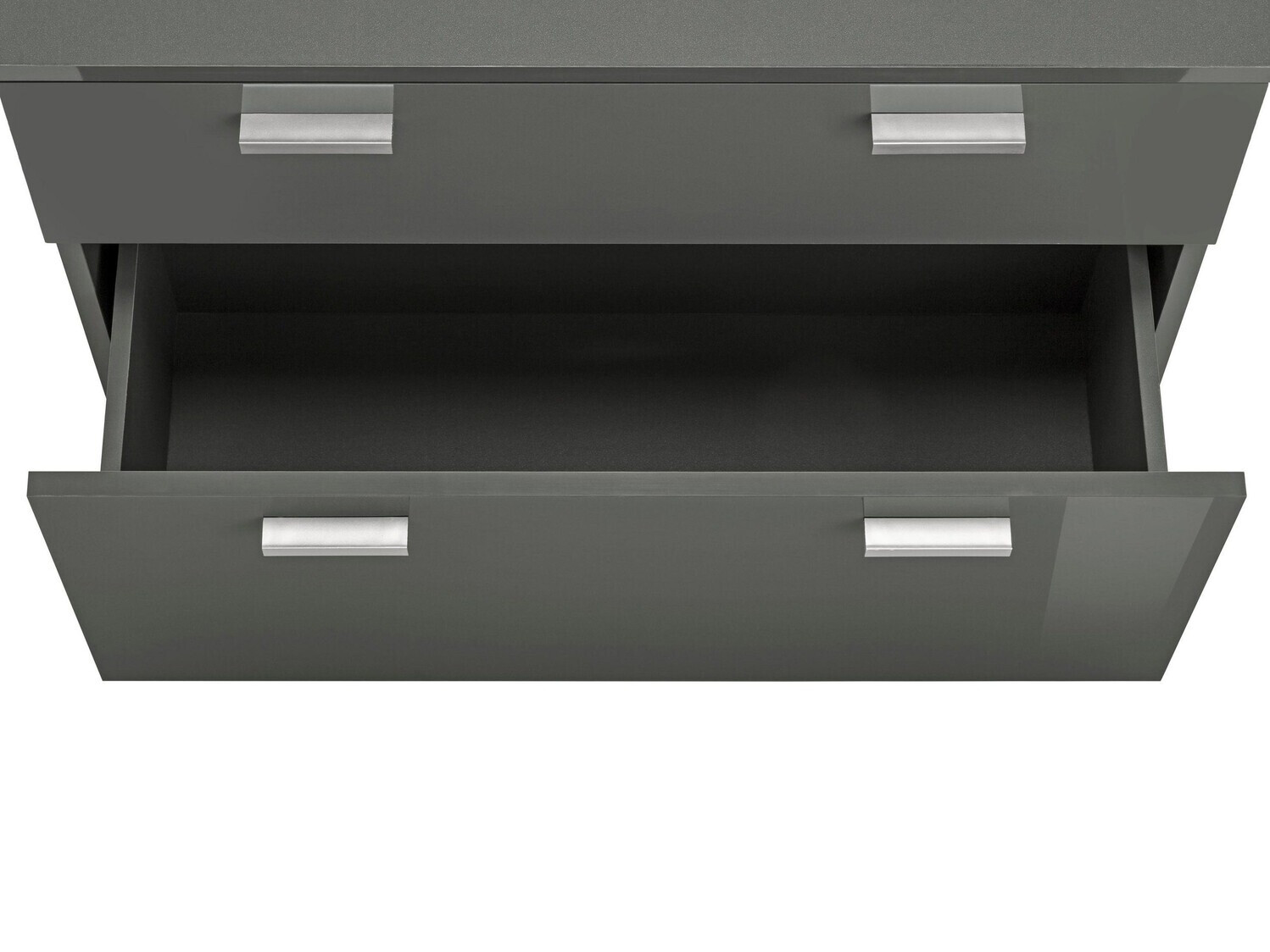 Stāvošs vannas istabas skapītis izlietnei Denton 365 (Glancēts pelēks)