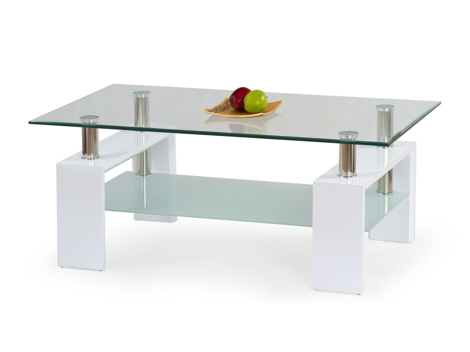 Žurnālu galdiņš Houston 571 (Glancēts balts)