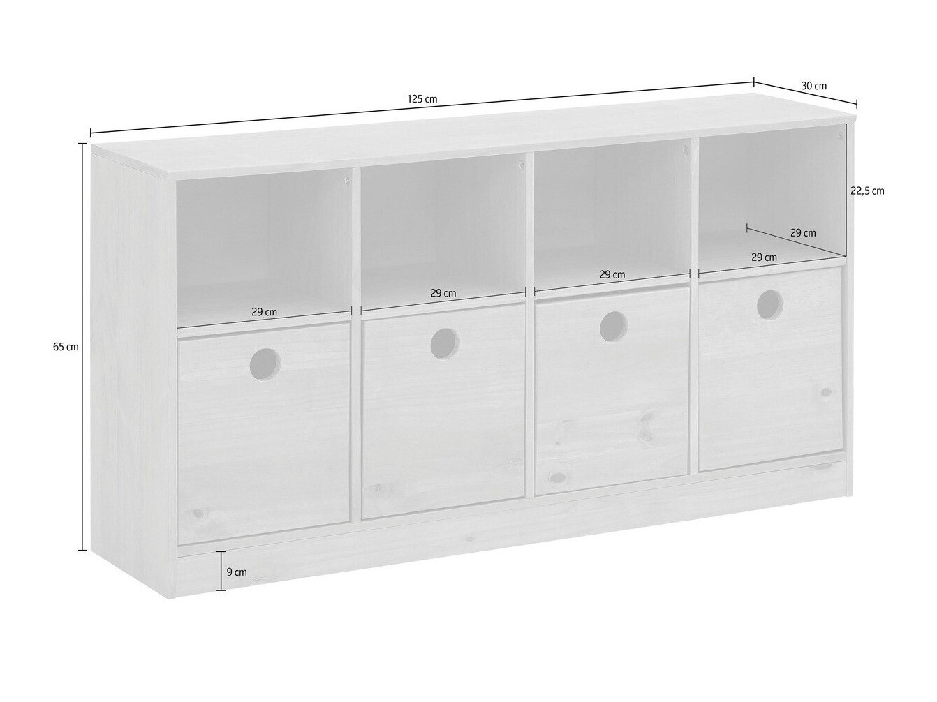 Kомод Ruvfiva 118 (Серый)