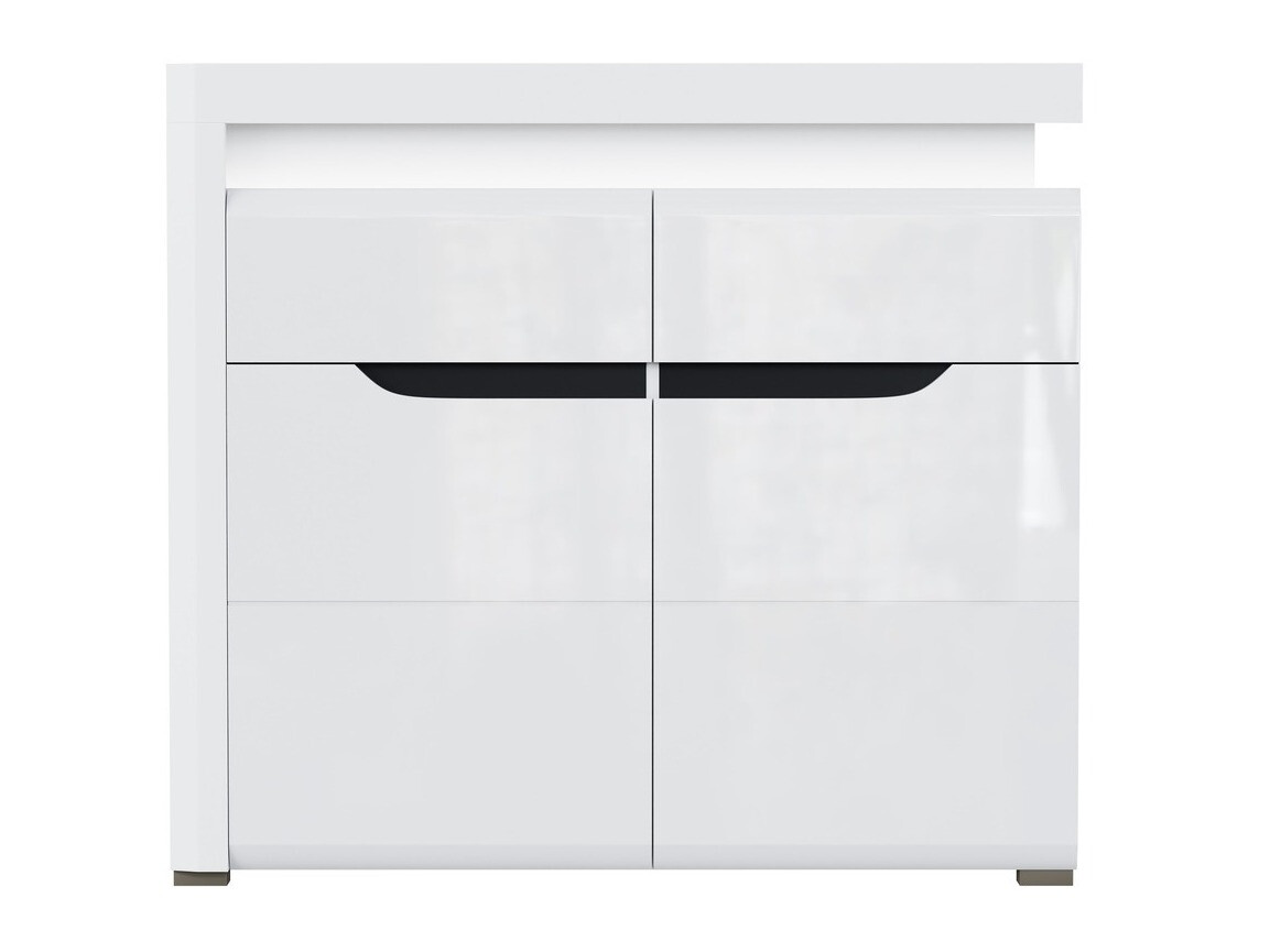 Kumode Revelmi 102 (Glancēts balts + Balts)