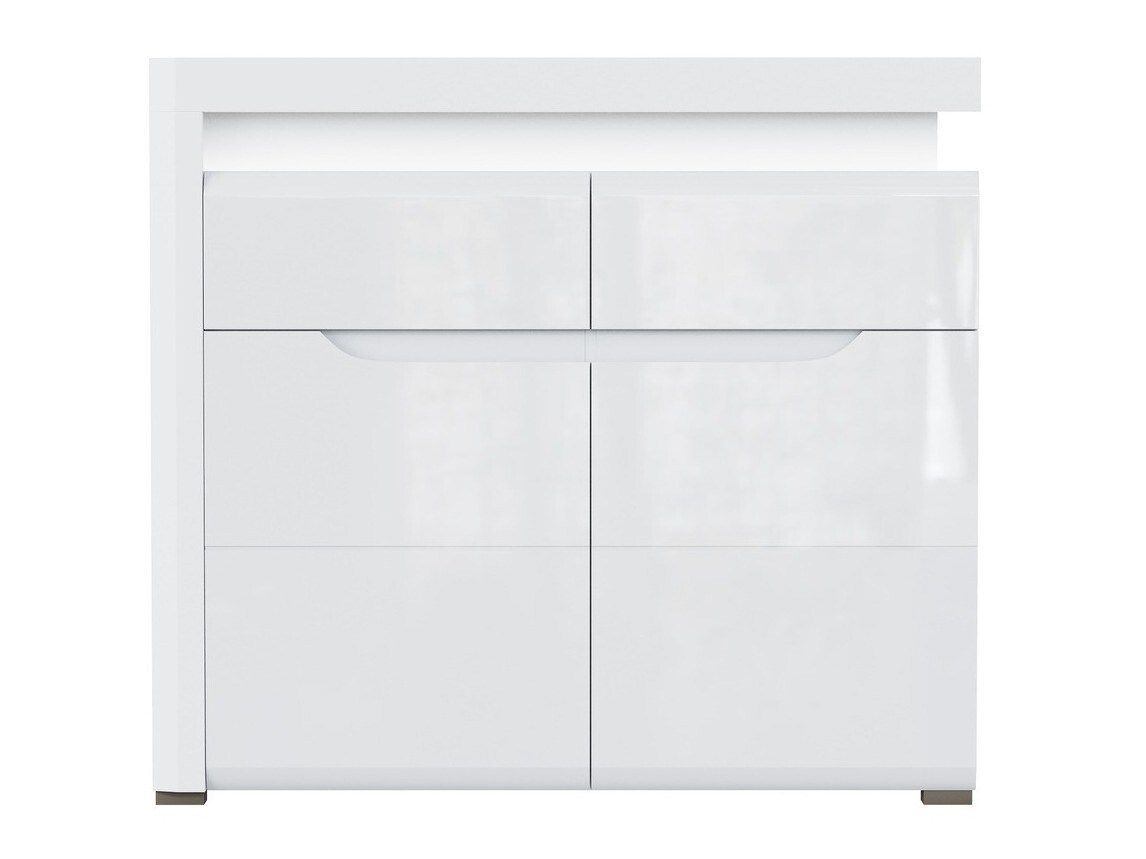 Kumode Revelmi 102 (Glancēts balts + Balts)