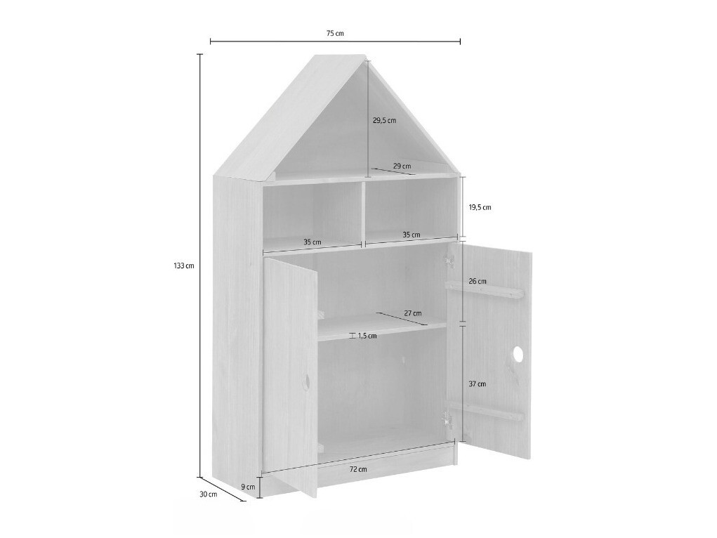 Шкафчик Ruvfiva 117 (Сосна)