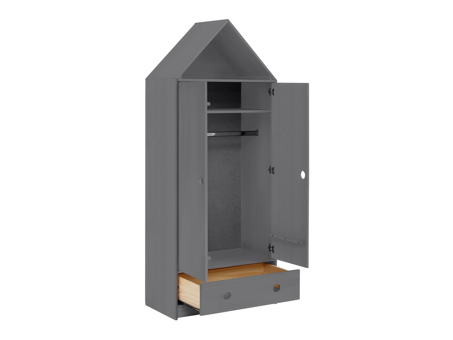 Skapis Ruvfiva 119 (Pelēks)