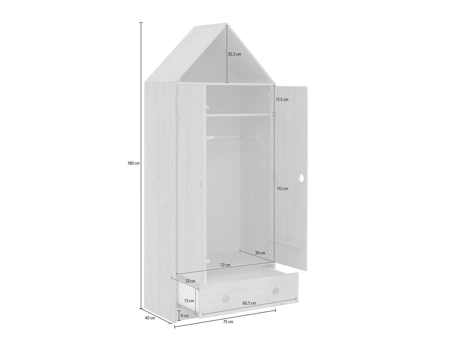 Skapis Ruvfiva 119 (Priede)