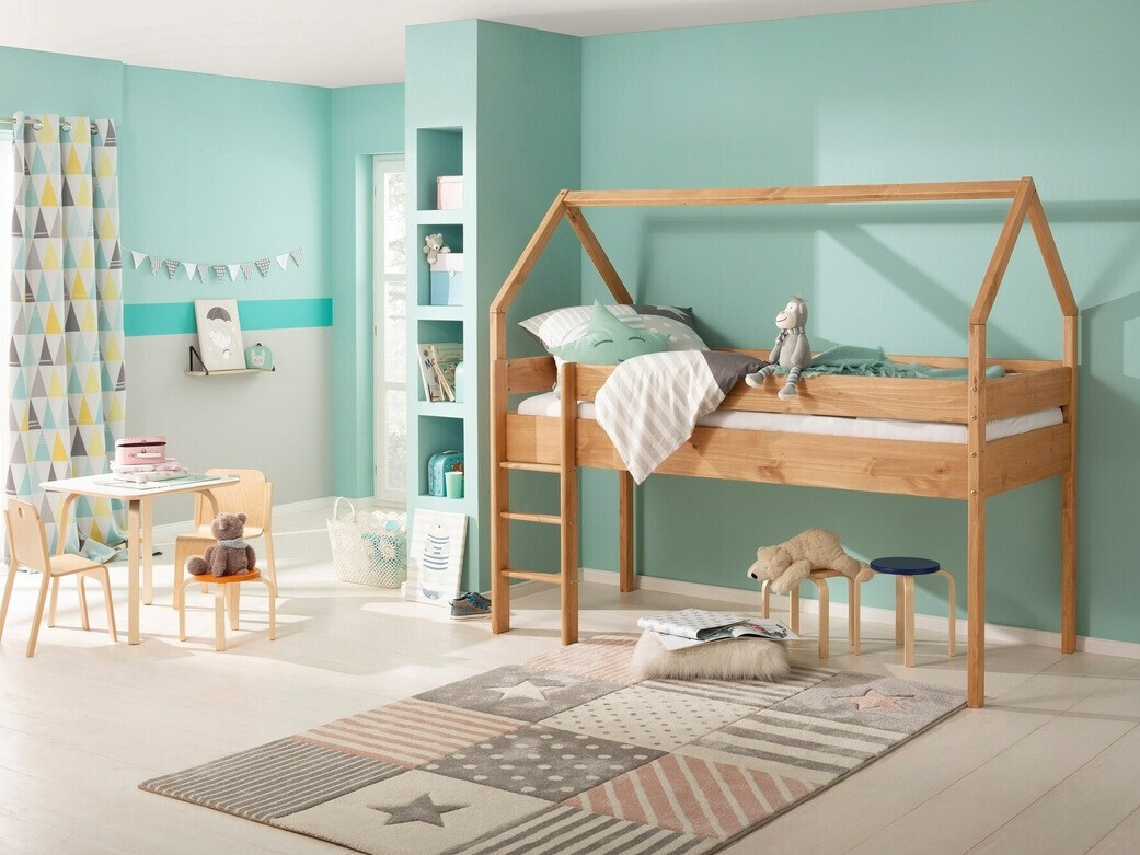 Высокая кровать Ruvfiva 106 (Сосна)