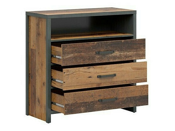 Mēbeļu komplekts Belsera 112 (Brūns + Matera pelēks)