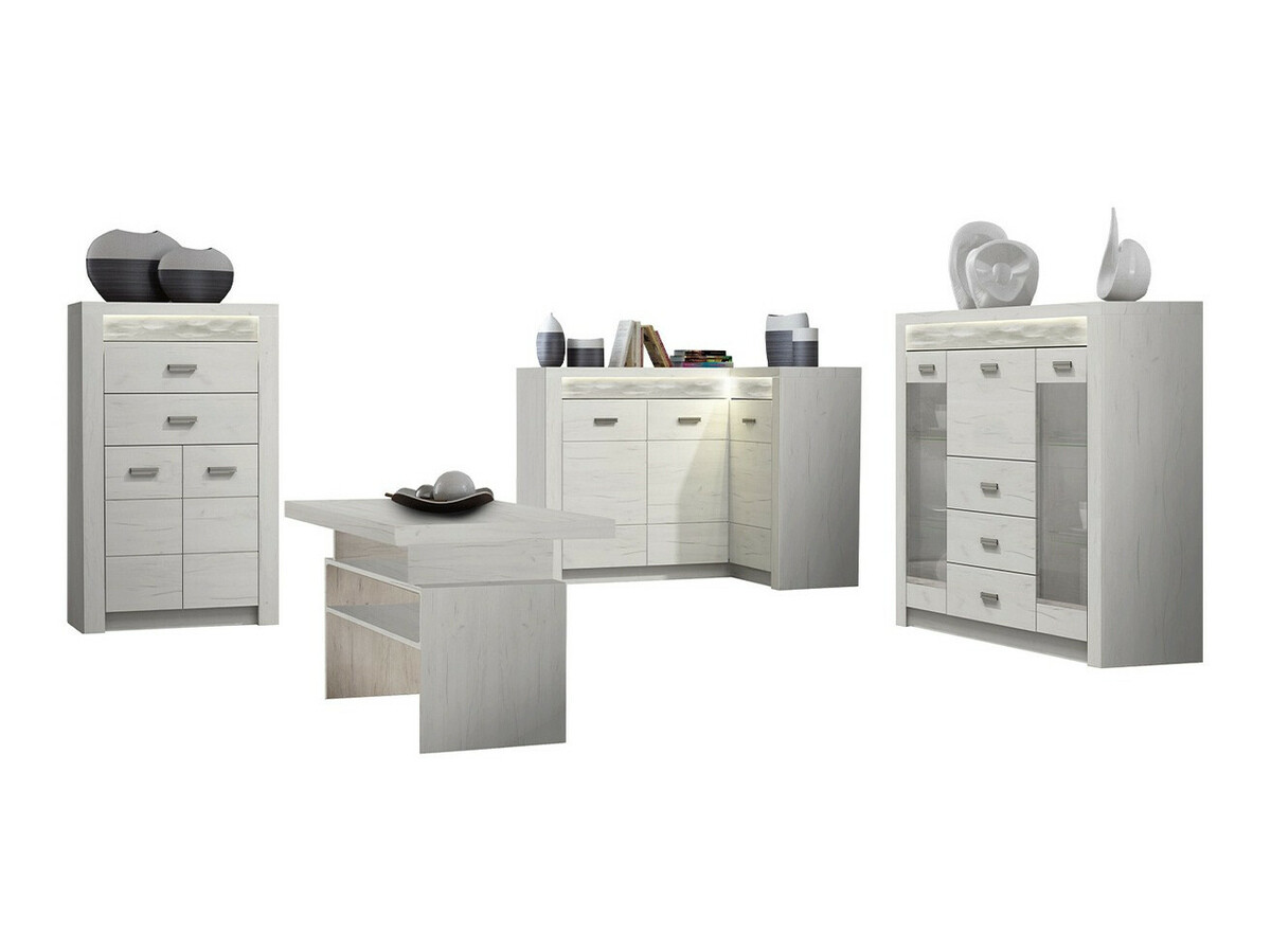 Набор для гостиной Serfeno 121 (Крафт белый)