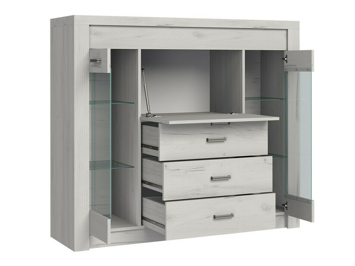 Viesistabas komplekts Serfeno 121 (Amatniecības balts)