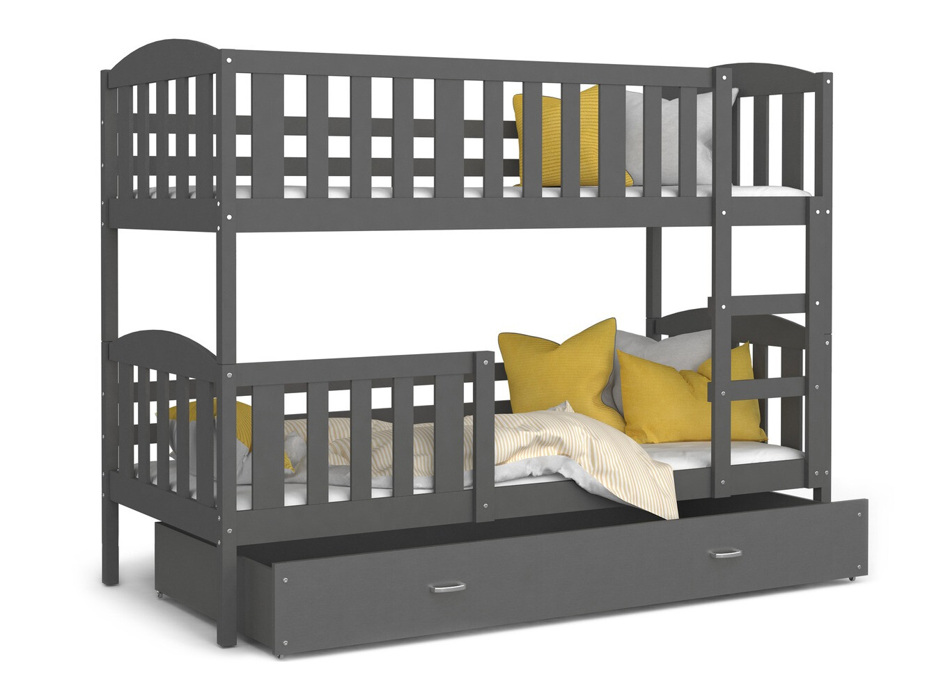 Divstāvu gulta Aurora 104 (Pelēks)