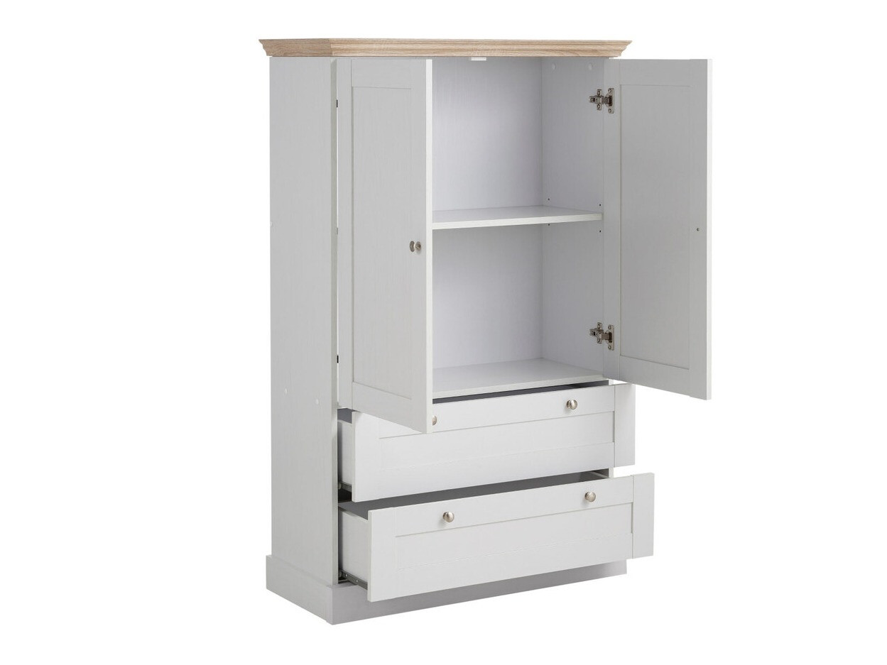 Kumode Lirveri 102 (Balts + Gaišs ozols)