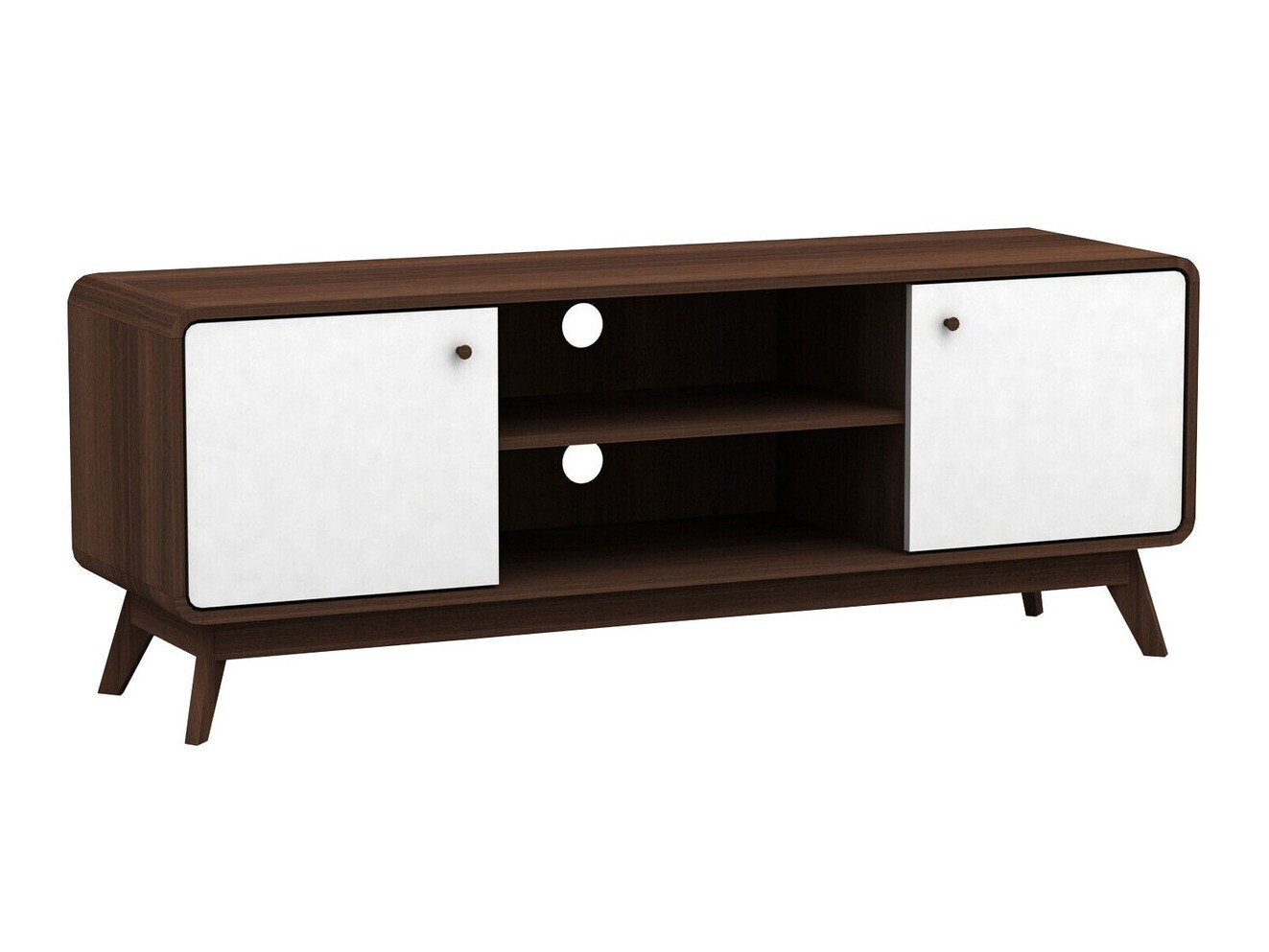 TV galds Elbtena 107 (Rieksts + Balts)