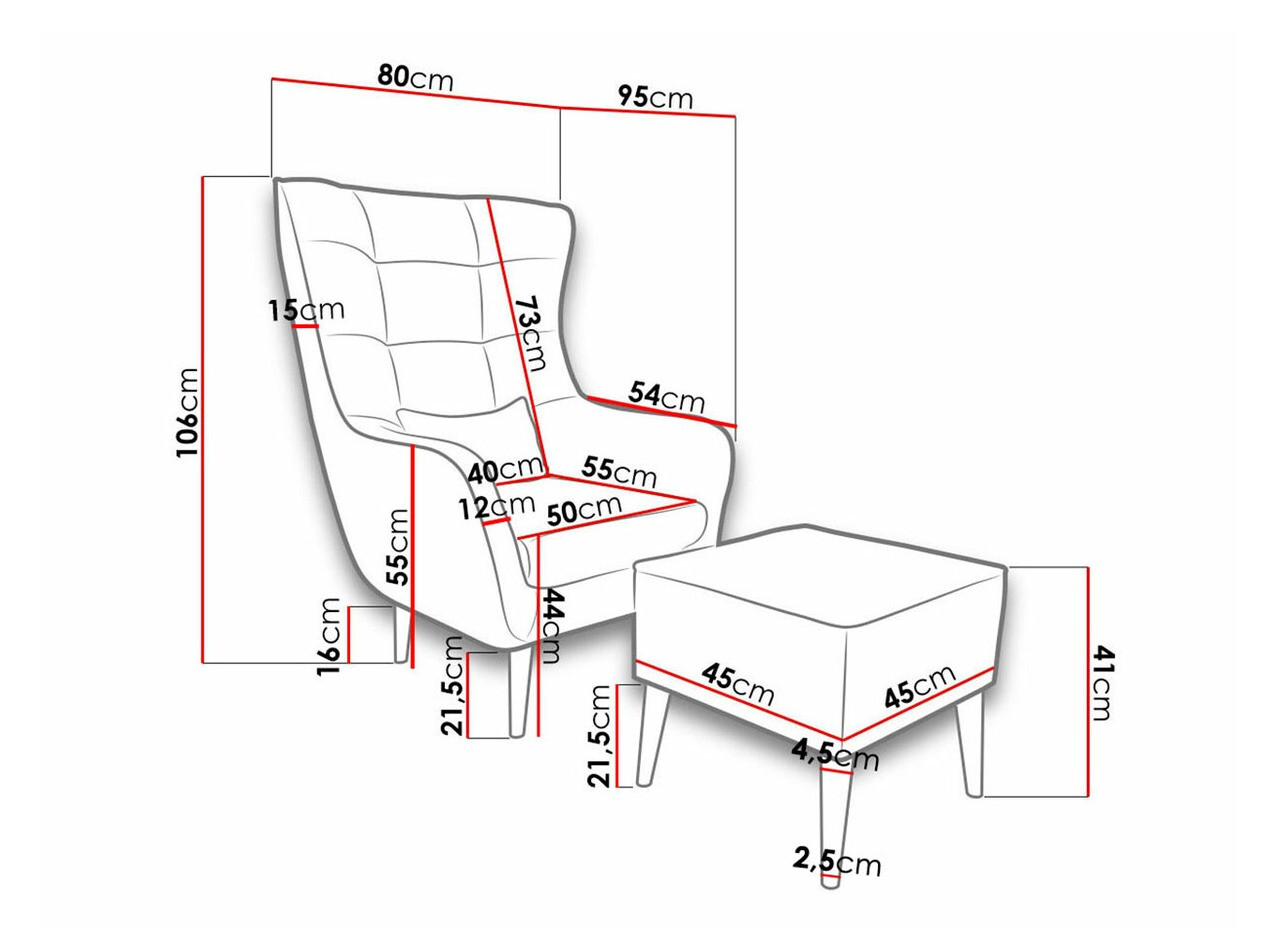 Кресло Comfivo 206 (Kronos 02)