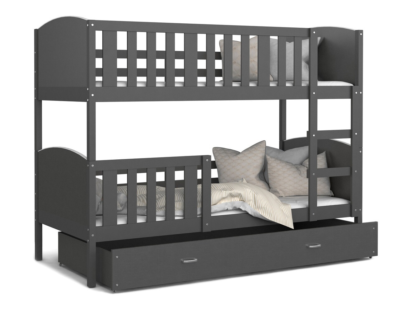 Divstāvu gulta Aurora 113 (Pelēks)