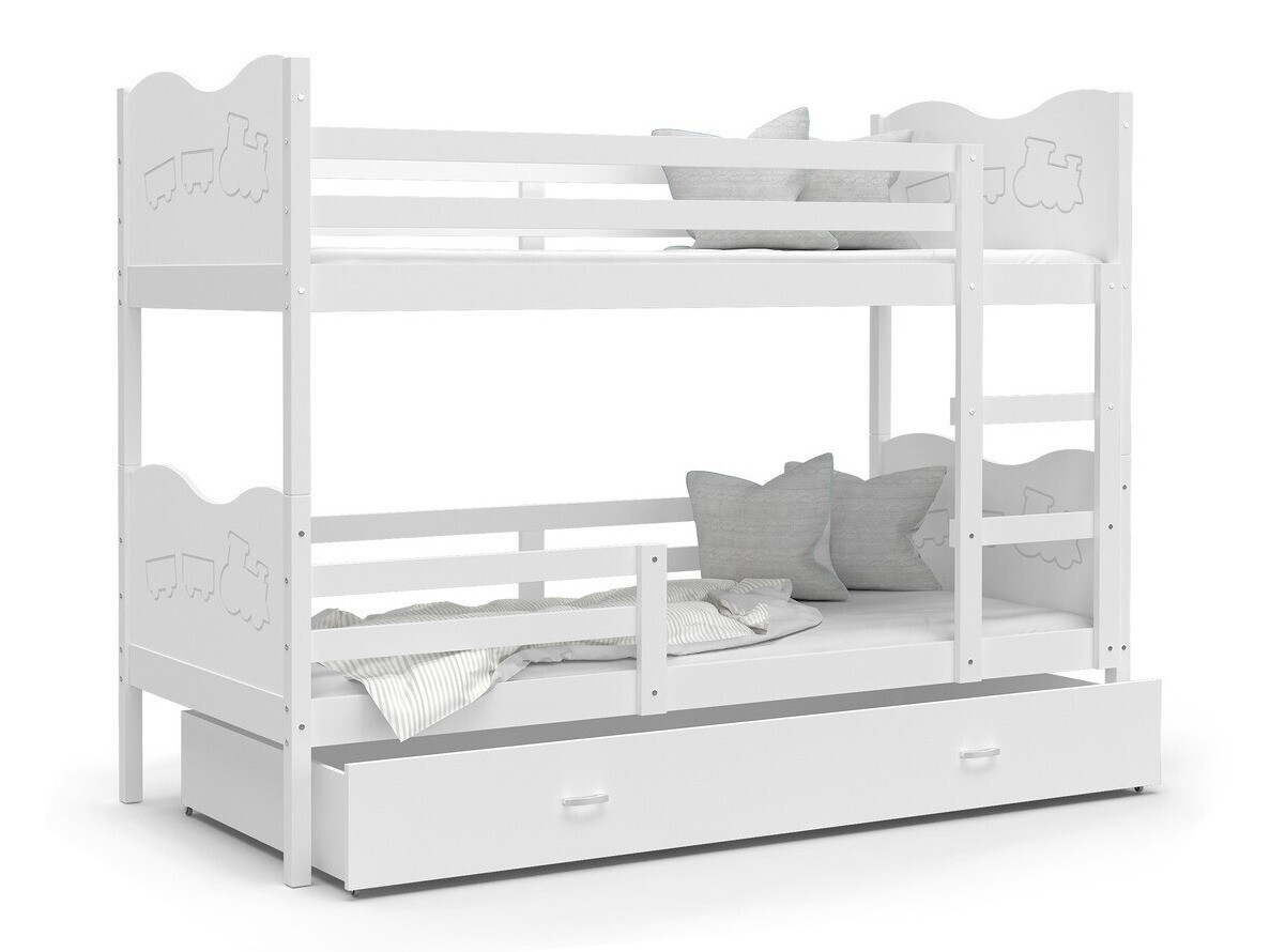 Двухъярусная кровать Aurora 110 (Белый)