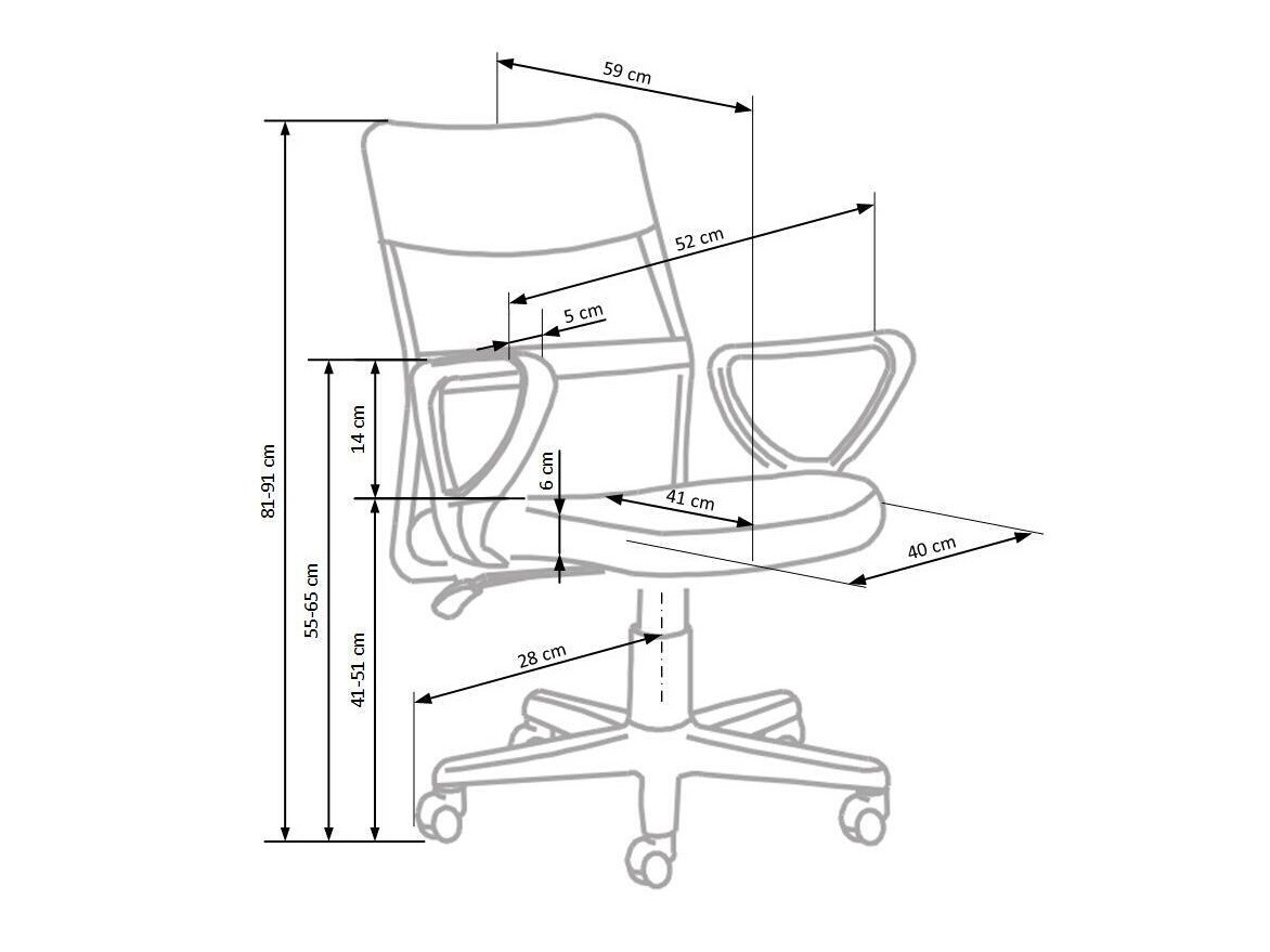 Bērnu krēsls Houston 397 (Tumši rozā)