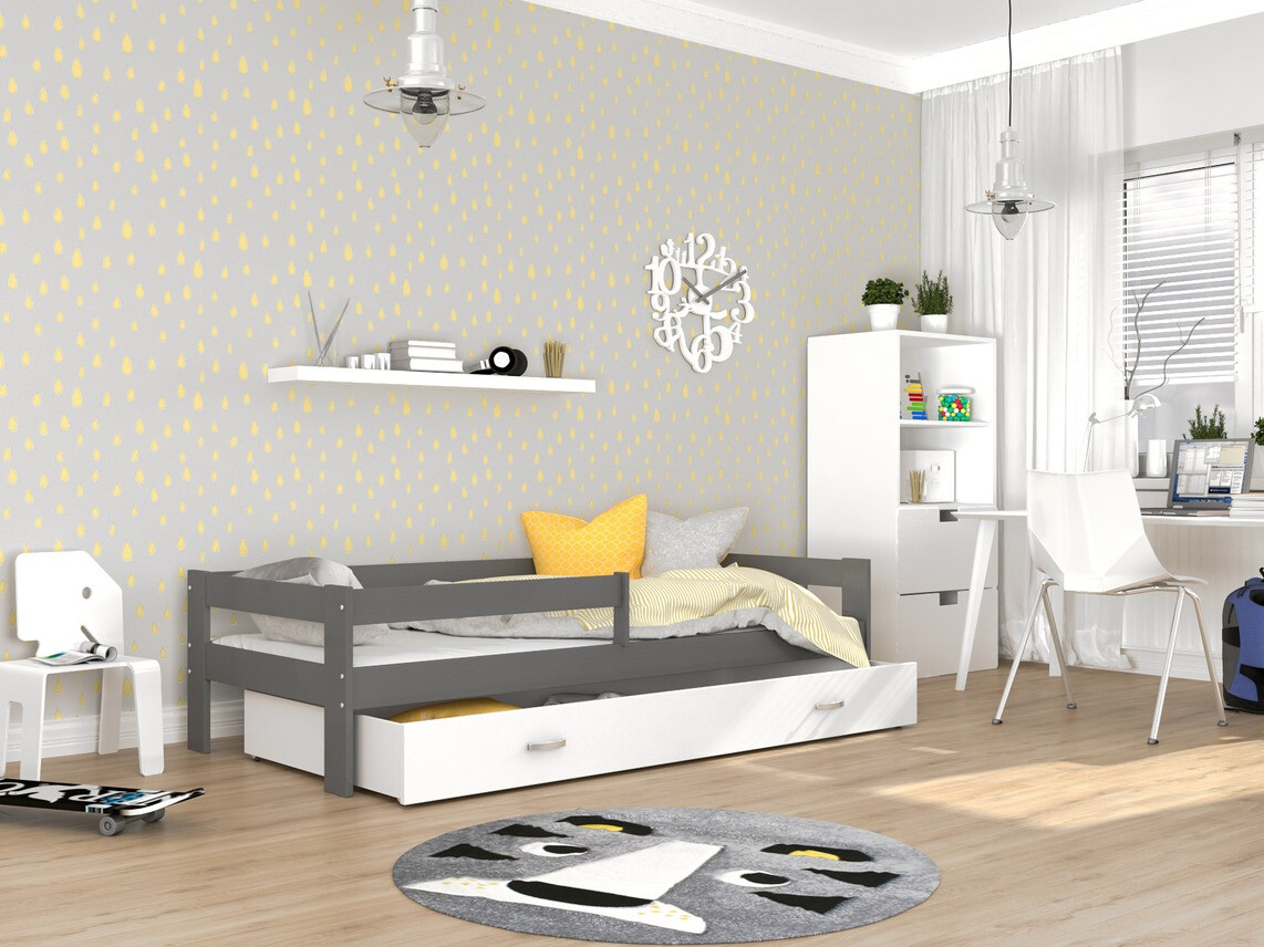 Кровать Aurora 125 (Серый)