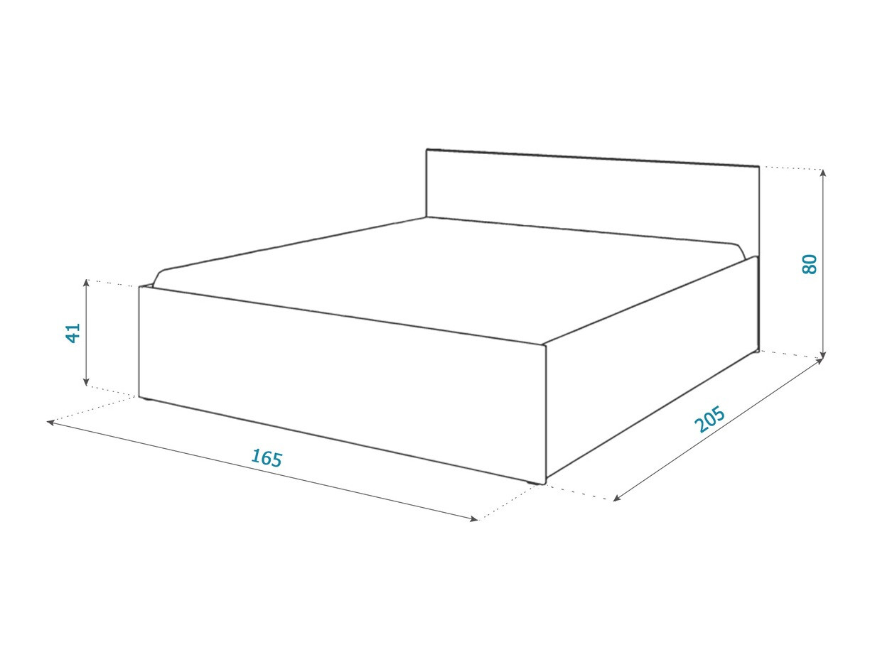 Кровать Aurora 145 (Белый)
