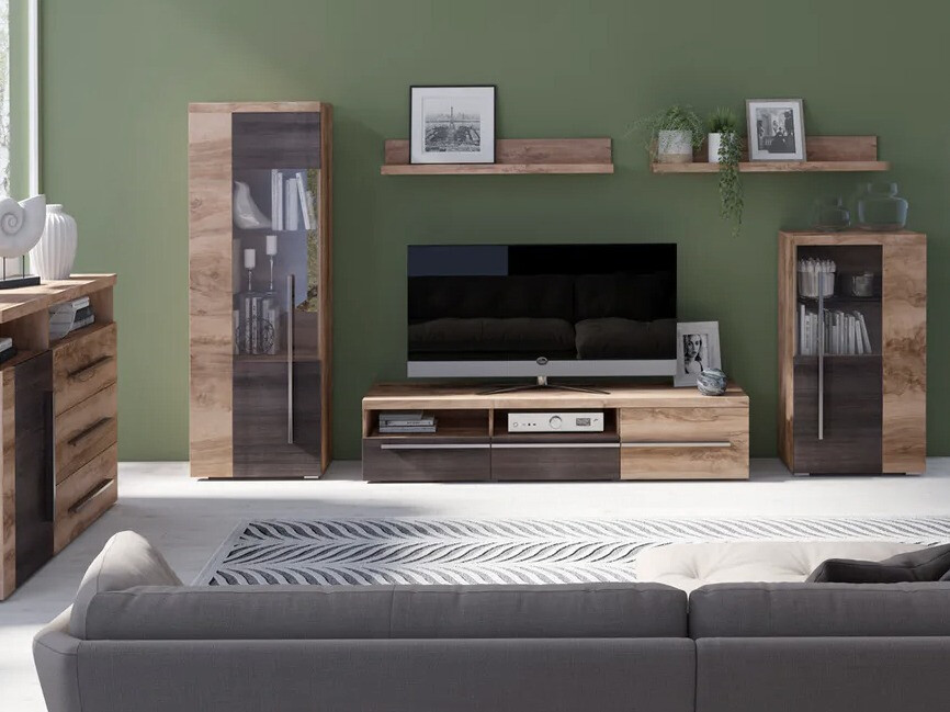 Plaukts Sorciro 104 (Rieksts + Tumšs ozols)