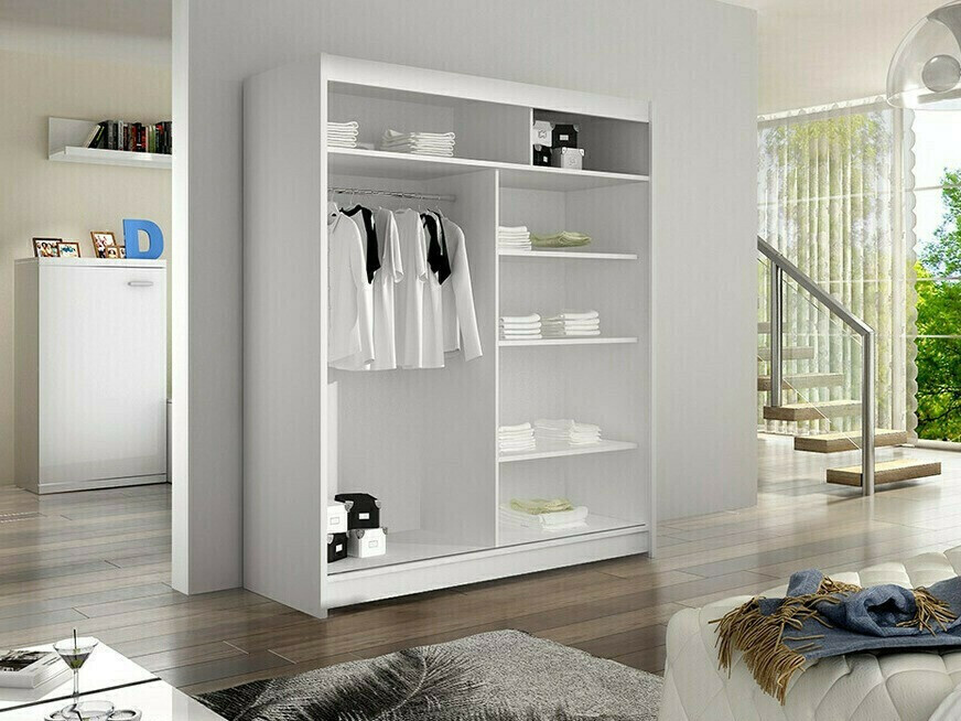 Шкаф Closico 140 (Белый + Artisan дуб)