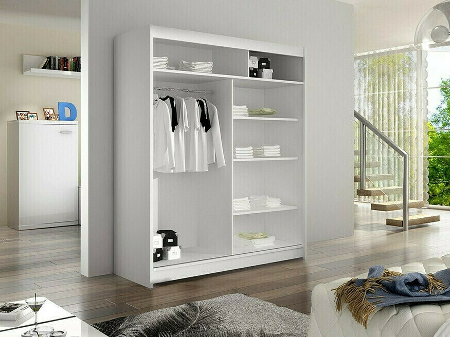 Шкаф Closico 140 (Чёрный + Artisan дуб)