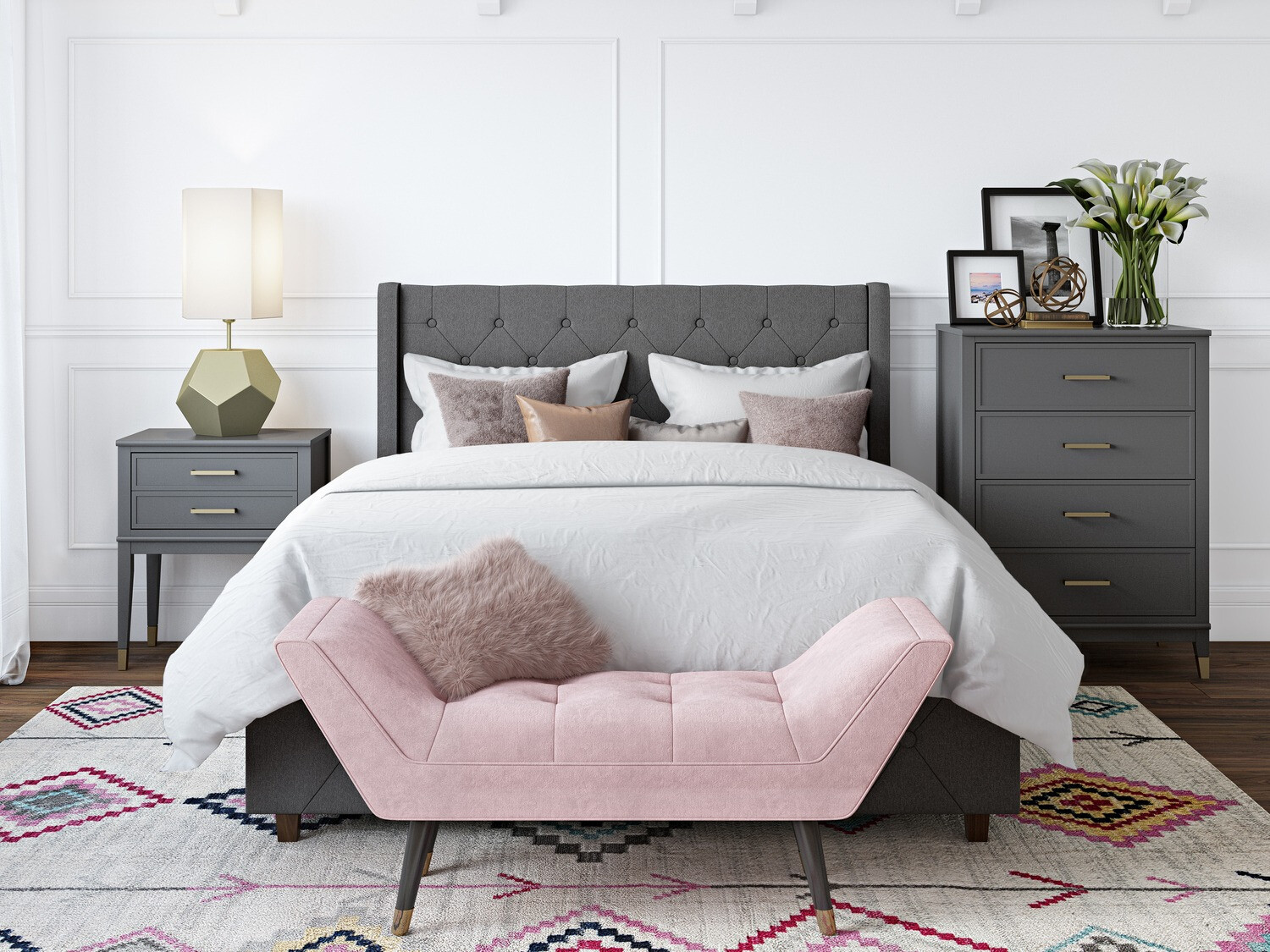 Kumode CosmoLiving by Cosmopolitan Belromu 101 (Grafīts)