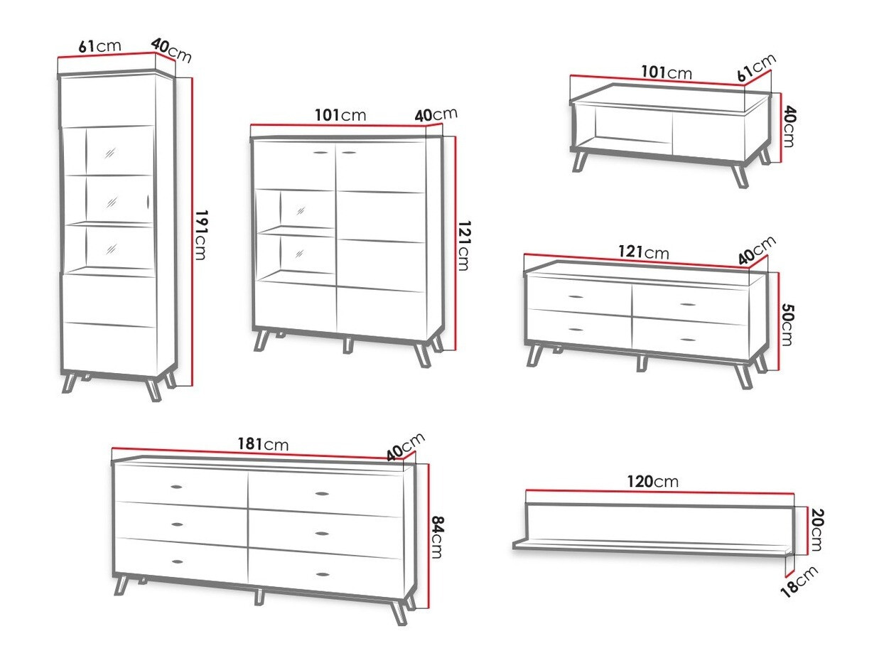 Viesistabas komplekts Talsere 111