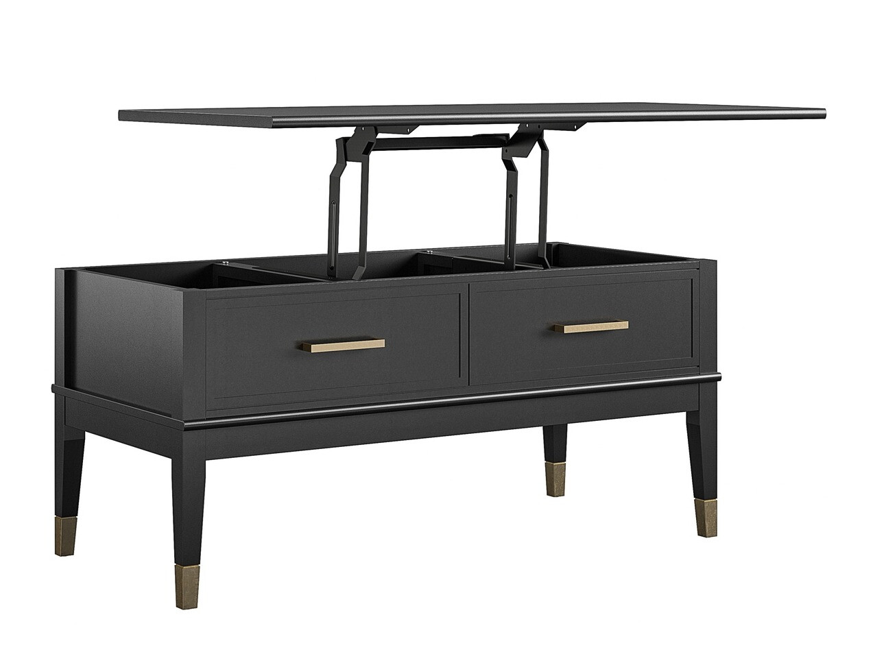 Журнальный столик - трансформер CosmoLiving by Cosmopolitan Belromu 105 (Чёрный)