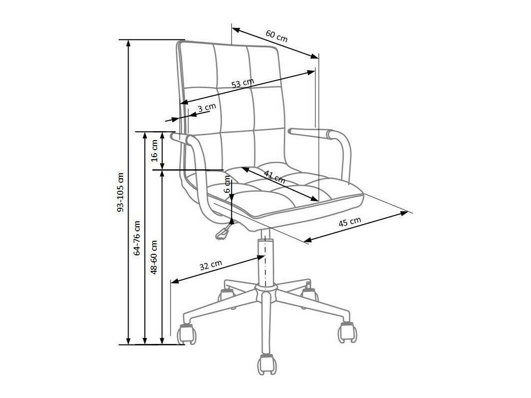 Bērnu krēsls Houston 565 (Balts)