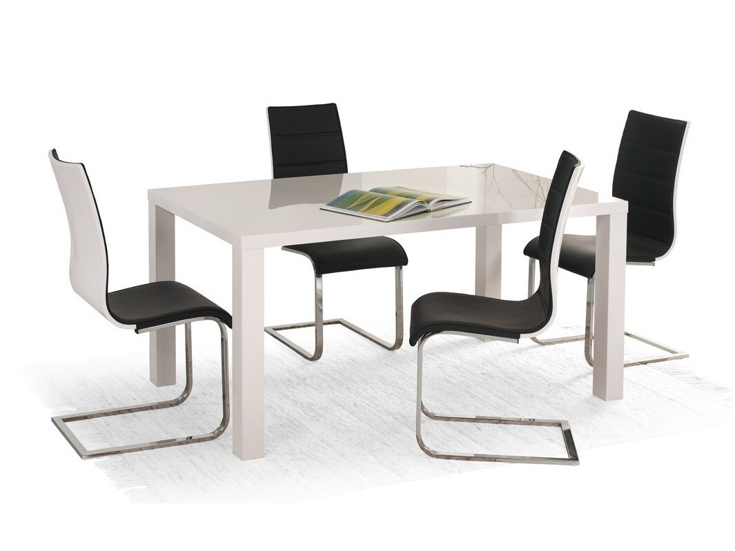 Стул Houston 563 (Чёрный + Белый)