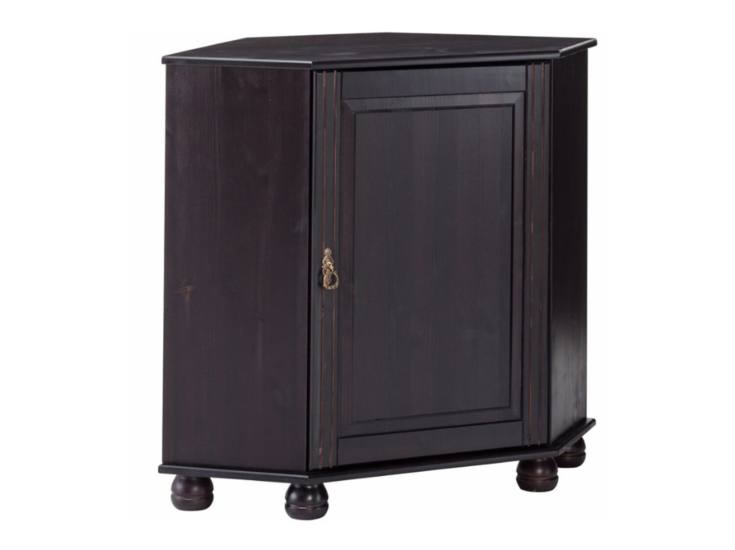 Stūra skapis Nolcore 105 (Tumši brūns)