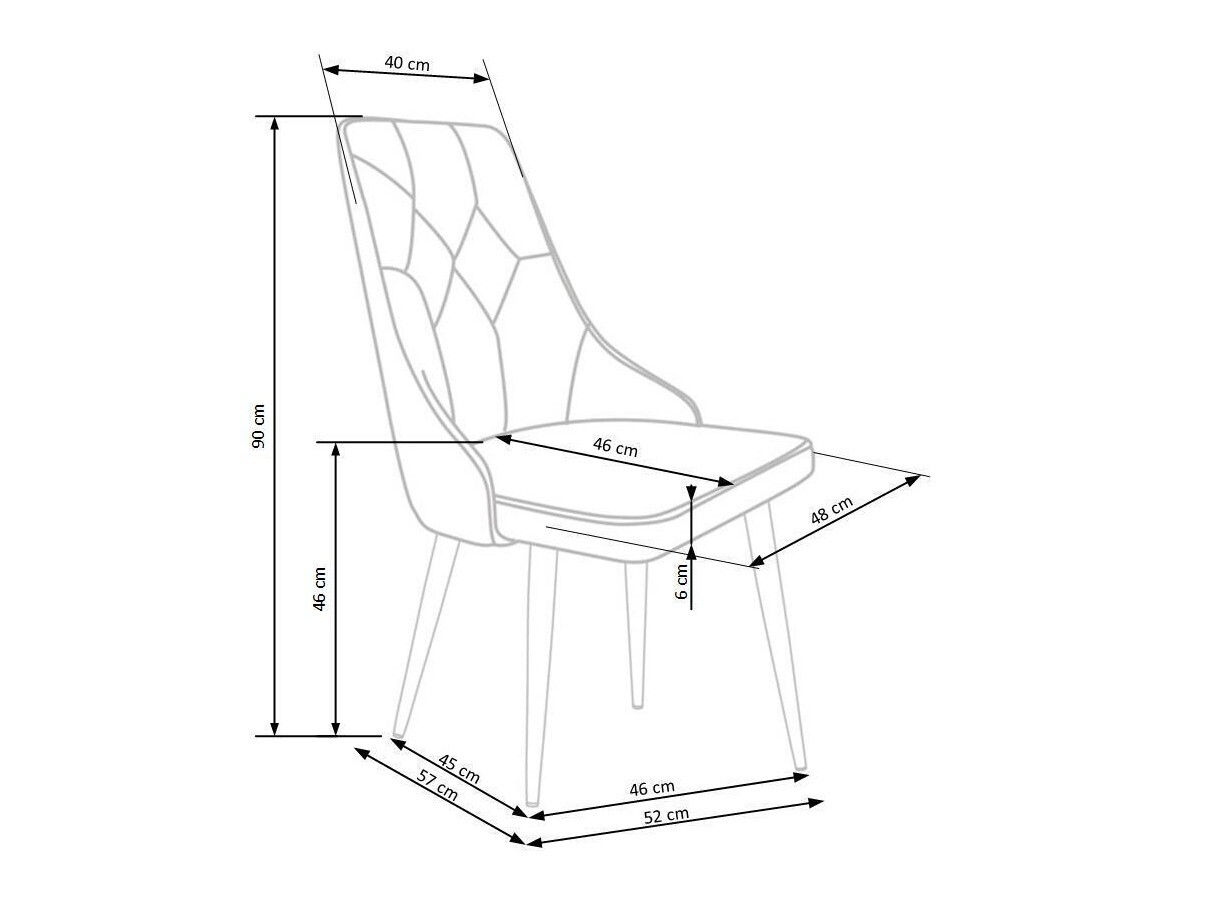 Krēsls Houston 873 (Pelēks)