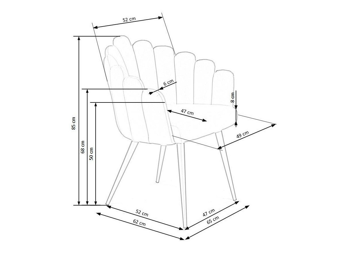 Krēsls Houston 976 (Pelēks + Melns)