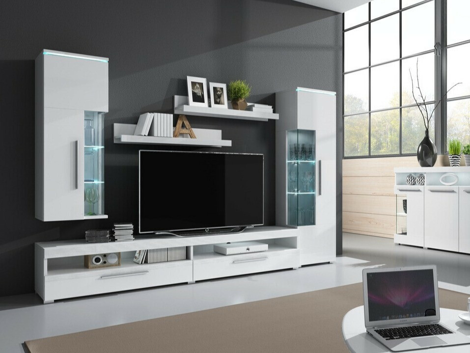 Plaukts Torvire 106 (Balts + Glancēts balts)