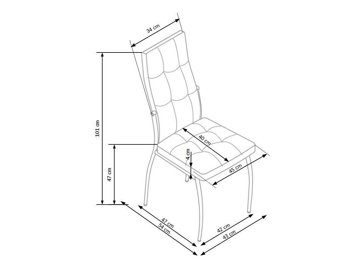 Стул Houston 863 (Тёмно-серый)